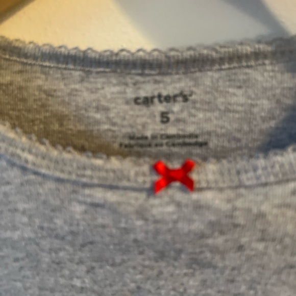 3/$15 Carter’s Dalmatian Christmas/Holiday Graphic Long Sleeve Top 5 - Picture 2 of 6